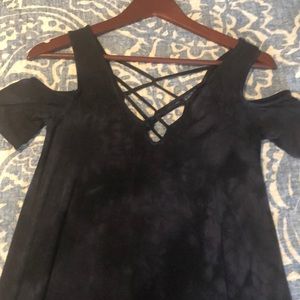American Eagle Cold shoulder mini dress